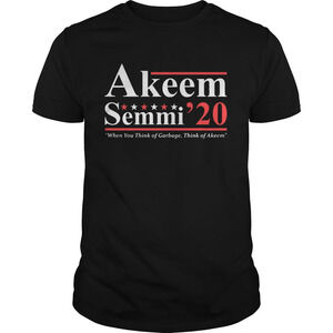 Akeem Semmi When You Think Of Garbage Think Of Akeem Shirt